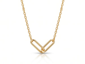Collar Link Dorado