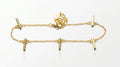 Gold-plated Bar Charm Bracelet