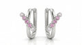 Rose Constellation Hoops