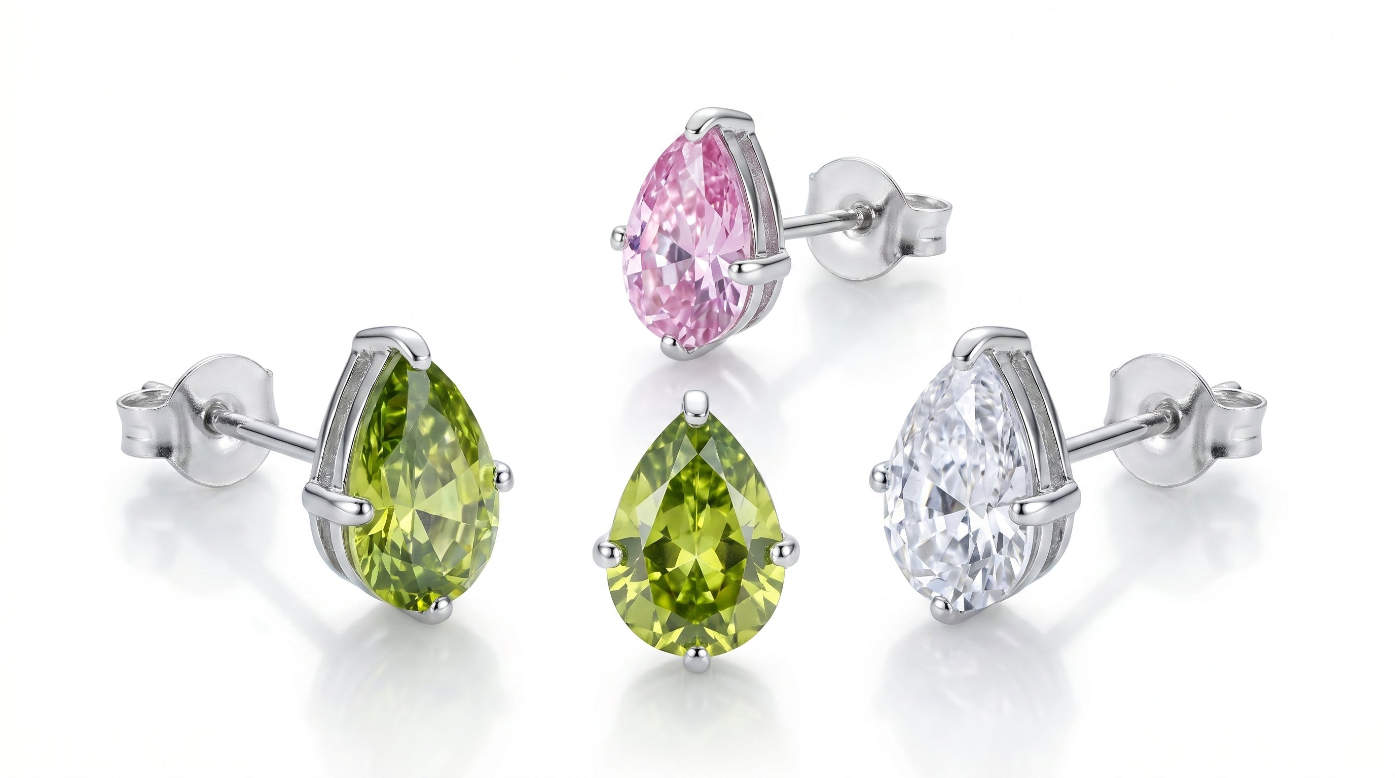 Pendientes Gota Circonita