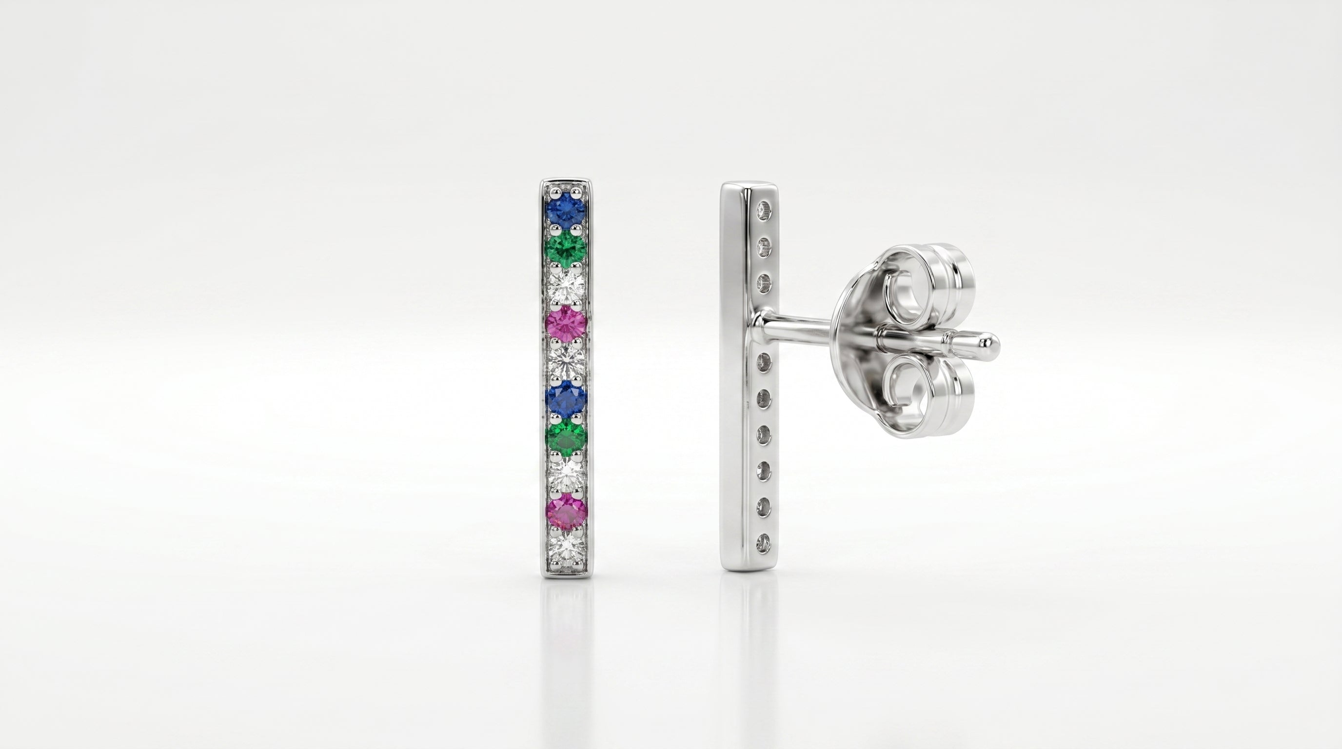 Pendientes Barra Prisma