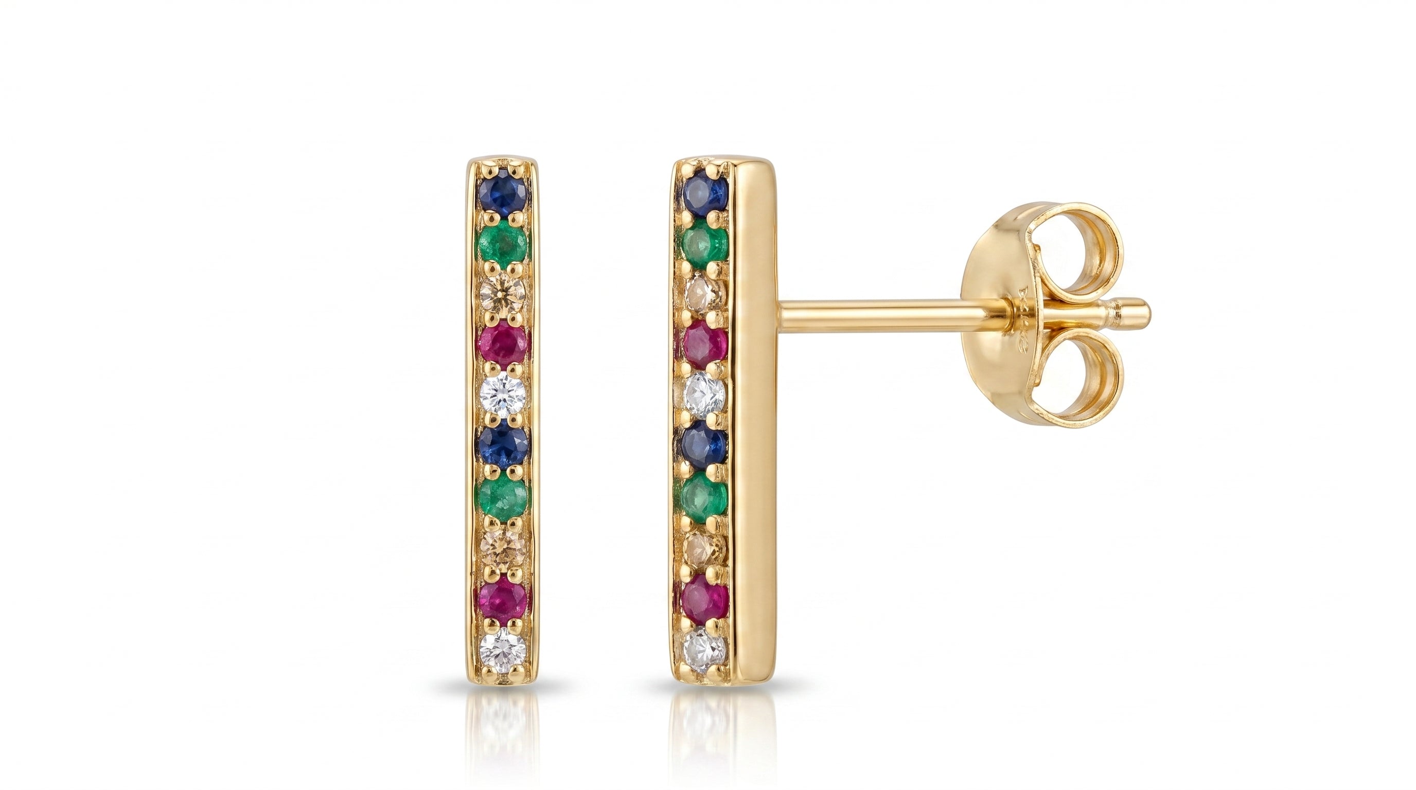 Pendientes Barra Prisma