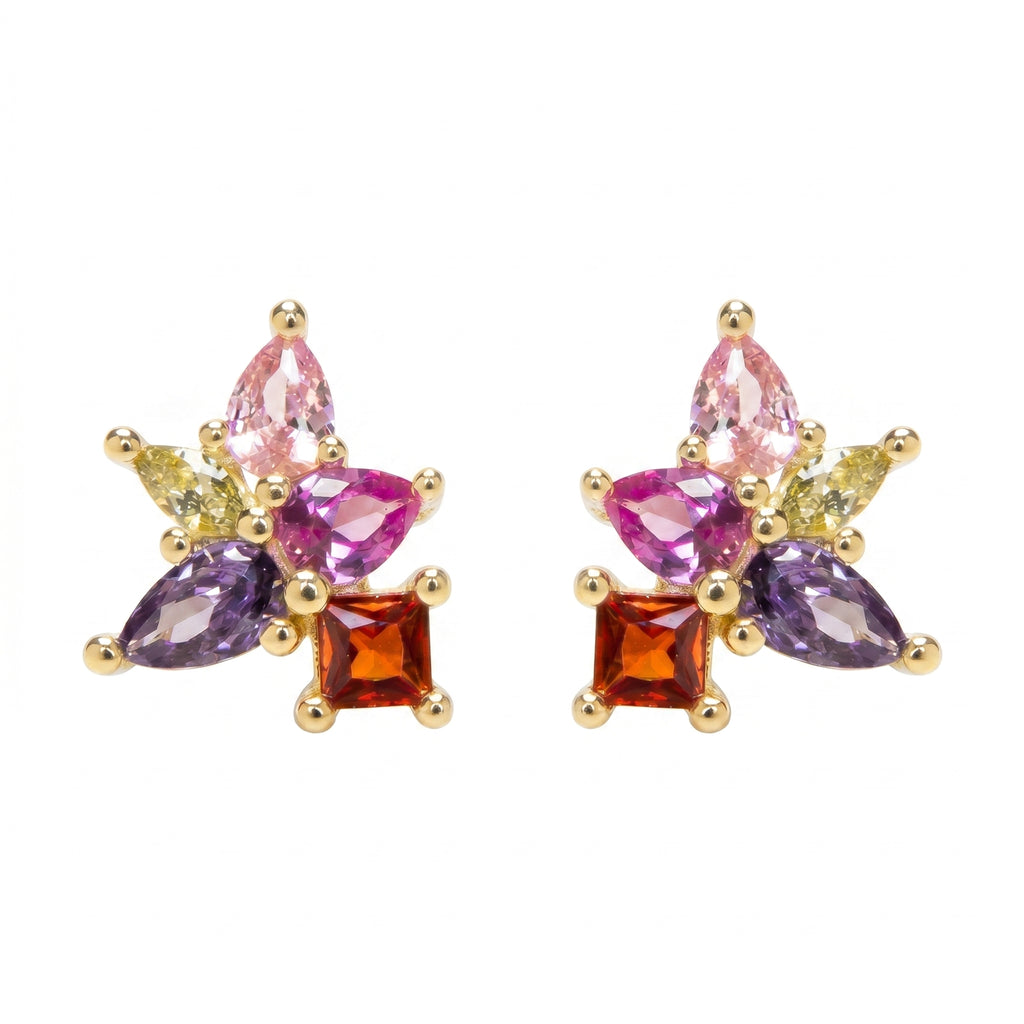 Pendientes Flor Prisma