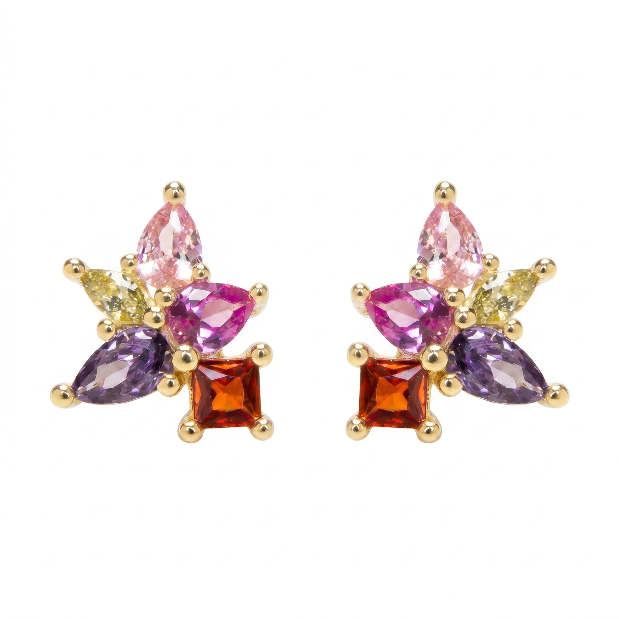 Pendientes Flor Prisma