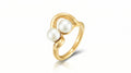 Anillo Doble Perla