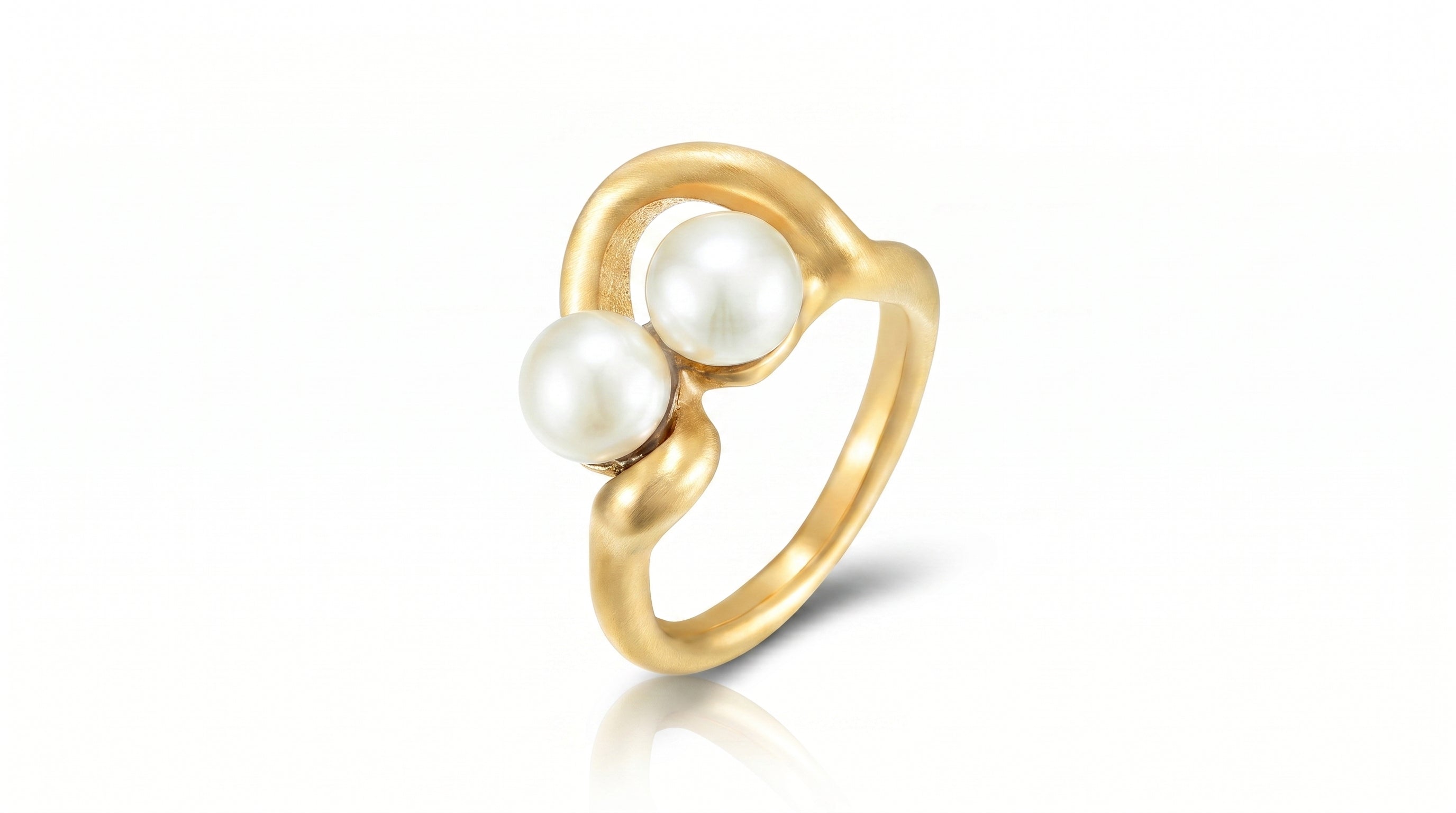 Anillo Doble Perla