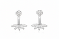 Pendientes Ear Jacket Circonitas