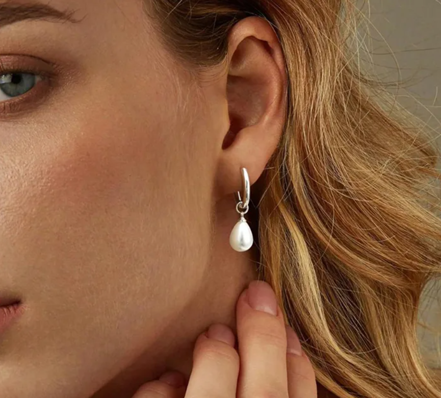 Pendientes Aro con Gota