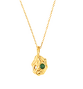 Emerald Teardrop Necklace