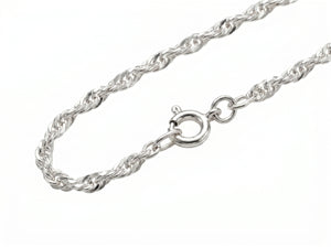 Cadena Singapur Plata de Ley