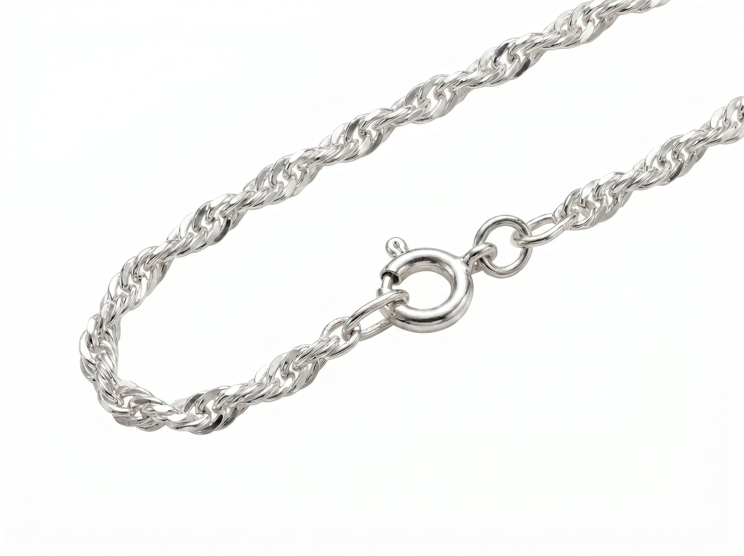Cadena Singapur Plata de Ley