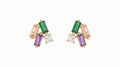Pendientes Baguette Multicolor